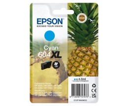 Tinteiro Original Epson T10H2 / 604 XL Cyan 4ml ~ 350 Paginas