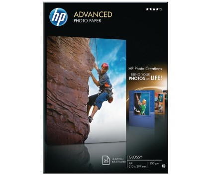 Papel Fotográfico Original HP Q5456A 250 g/m² ~ 25 Páginas 210mm x 297mm