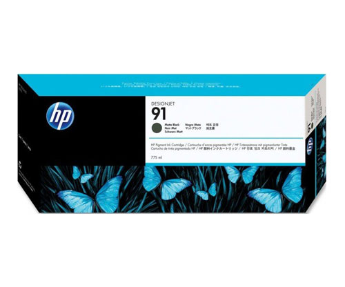 Tinteiro Original HP 91 Preto matte 775ml