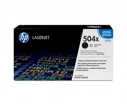 Toner Original HP 504X Preto ~ 10.500 Paginas