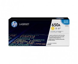 Toner Original HP 650A Amarelo ~ 15.000 Paginas