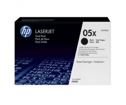 2 Toners Originais, HP 05X Preto ~ 6.500 Paginas