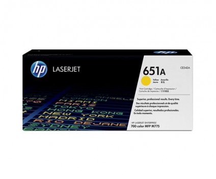 Toner Original HP 651A Amarelo ~ 16.000 Paginas