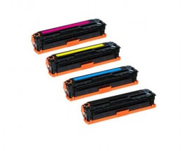 4 Toners Compativeis, HP 201X Preto + Cor ~ 2.800 / 2.300 Paginas
