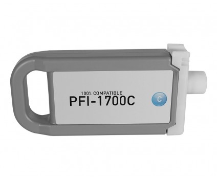 Tinteiro Compativel Canon PFI-1700 / PFI-1300 / PFI-1100 C Cyan 700ml