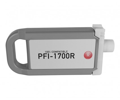 Tinteiro Compativel Canon PFI-1700 / PFI-1300 / PFI-1100 R Vermelho 700ml