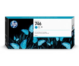 Tinteiro Original HP 746 Cyan 300ml