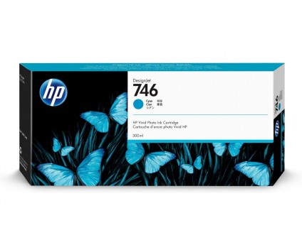Tinteiro Original HP 746 Cyan 300ml