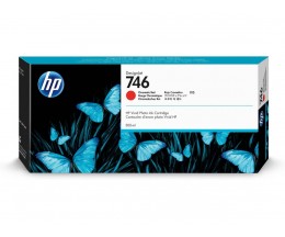Tinteiro Original HP 746 Vermelho 300ml
