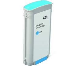 Tinteiro Compativel HP 728 Cyan 130ml