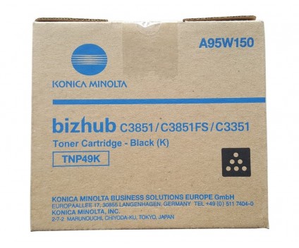 Toner Original Konica Minolta A95W150 Preto ~ 13.000 Paginas