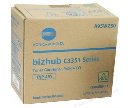 Toner Original Konica Minolta A95W250 Amarelo ~ 12.000 Paginas