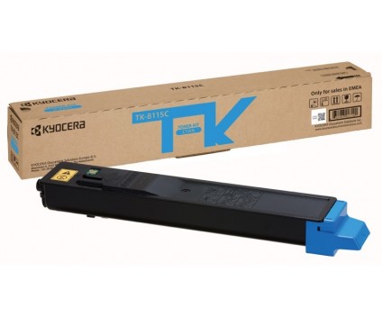 Toner Original Kyocera TK 8115 C Cyan ~ 6.000 Paginas