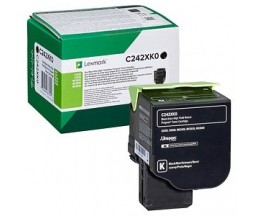 Toner Original Lexmark C242XK0 Preto ~ 6.000 Paginas