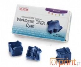 5 ColorSticks Compativeis, Xerox 016204500 Cyan ~ 7.000 Paginas
